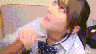 【衣吹かのん】何でもシてくれるデカ乳デカ尻J●とばっこり2回戦！【GIF】