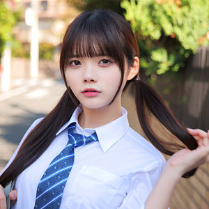 【美澄玲衣】小動物系ツインテ制服JKをホテルで押し倒す！→生チン中出しでイキまくり❤︎【GIF】