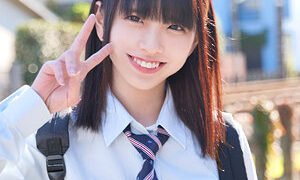 【雫月心桜】ガチナンパ！押したらヤレる、小柄ムッツリJKに無責任中出し♥【GIF】