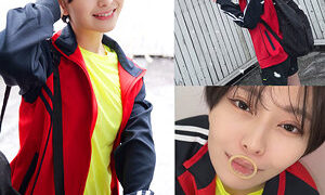 【小松本果】ショートカットの陸上部娘→汗だくで全力交尾が青春すぎる【GIF】