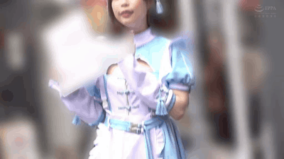【星野ねね】色白巨乳チャイナドレス嬢が鬼畜に翻弄される激烈中出し【GIF】