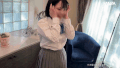 【すずめゆら】放課後ナンパに即ホイホイ！育ち良し巨乳JKと独占配信中【GIF】