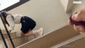 【松井日奈子】校内トイレでの禁断ハメ撮り！羞恥露出と潮吹き絶頂連発【GIF】