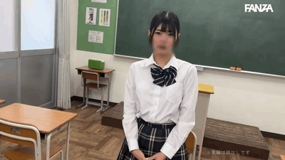 【美木ひなの】黒髪清楚な美術部女子校生と即ハメゲーム中出しチャレンジ【GIF】
