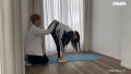 【白姫かんな】部活後の秘密、女子マネとキャプテンの濃密ストレッチタイム【GIF】