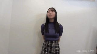 【佐野秋帆】笑顔がかわいい清楚系巨乳娘の過激マッサージ体験【GIF】