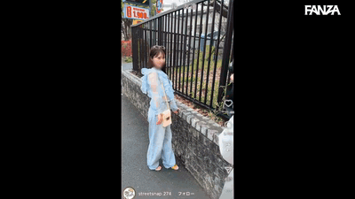 【咲月ひな】笑顔で答えるオシャレ女子のヒモピンク下着姿と中出しの刺激【GIF】