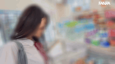 【青坂あおい】クビレ際立つメロがり女子校生の笑顔に癒される【GIF】