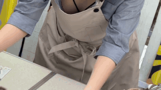 【野宮あん】控えめに最高すぎる弁当屋のお姉さんと中出し密着【GIF】