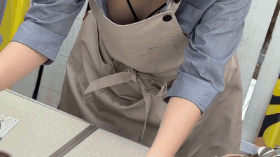 【野宮あん】控えめに最高すぎる弁当屋のお姉さんと中出し密着【GIF】
